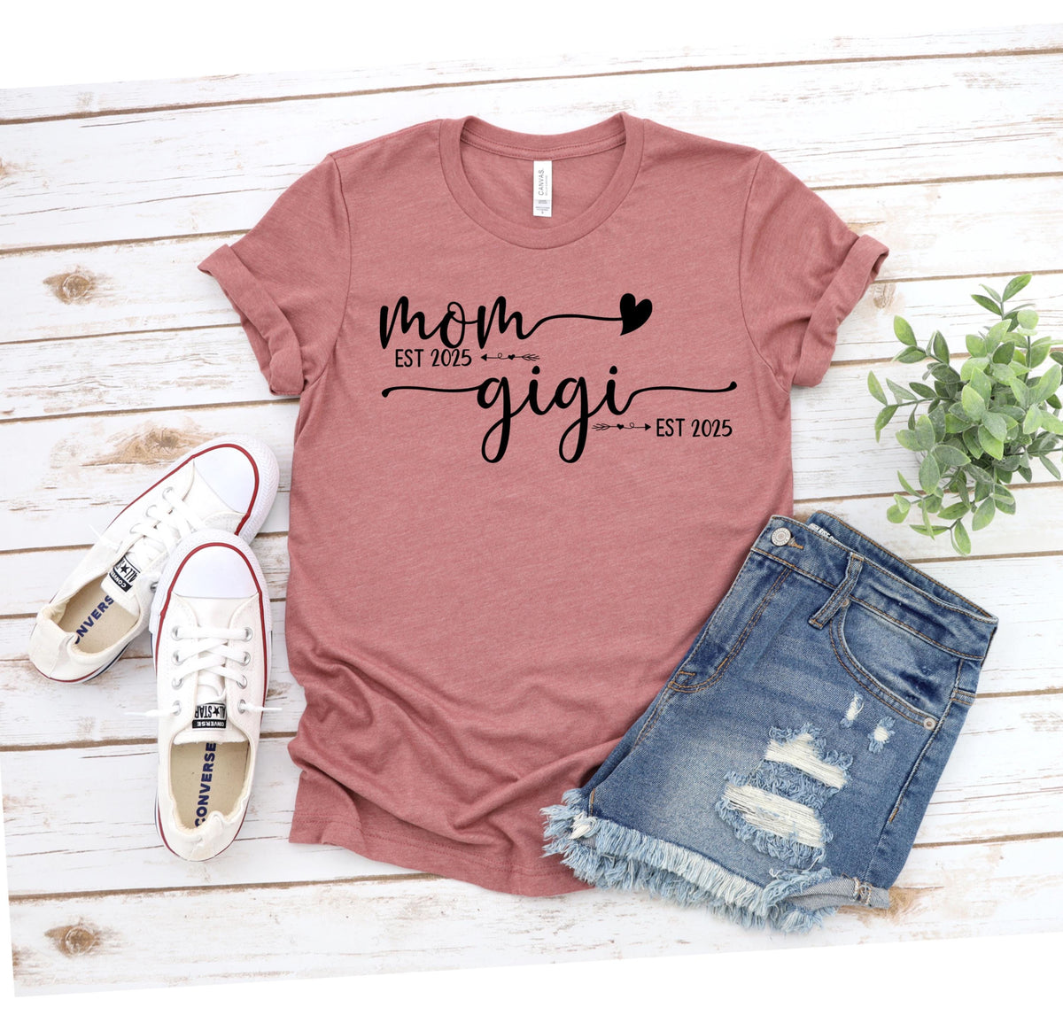 Personalized Grandma Est. Sweatshirt: Custom Mother's Day Tee