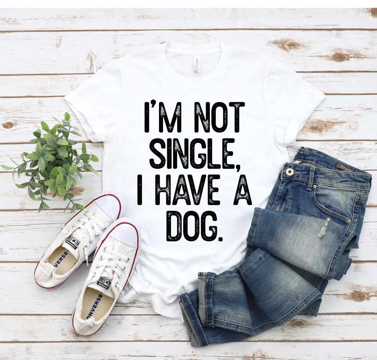 Funny Dog Lover Hoodie: I'm Not Single, I Have a Dog