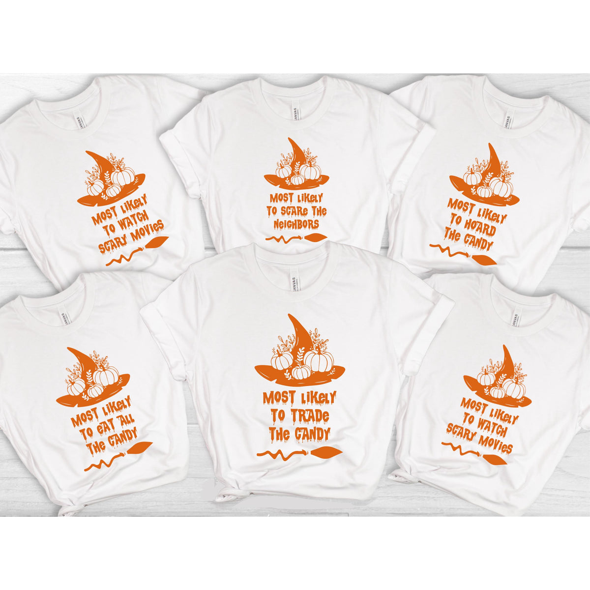 Most Likely To Halloween Shirt: Funny Group Costume Tee
