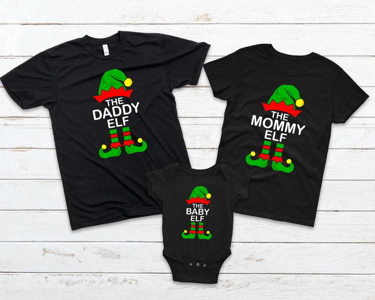 Custom The Elf Shirt, Christmas Family Matching Tee, Funny Holiday Shirt, Personalized Elf Shirt, Cute Xmas Group Outfit Idea
