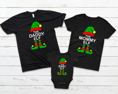Custom The Elf Shirt, Christmas Family Matching Tee, Funny Holiday Shirt, Personalized Elf Shirt, Cute Xmas Group Outfit Idea