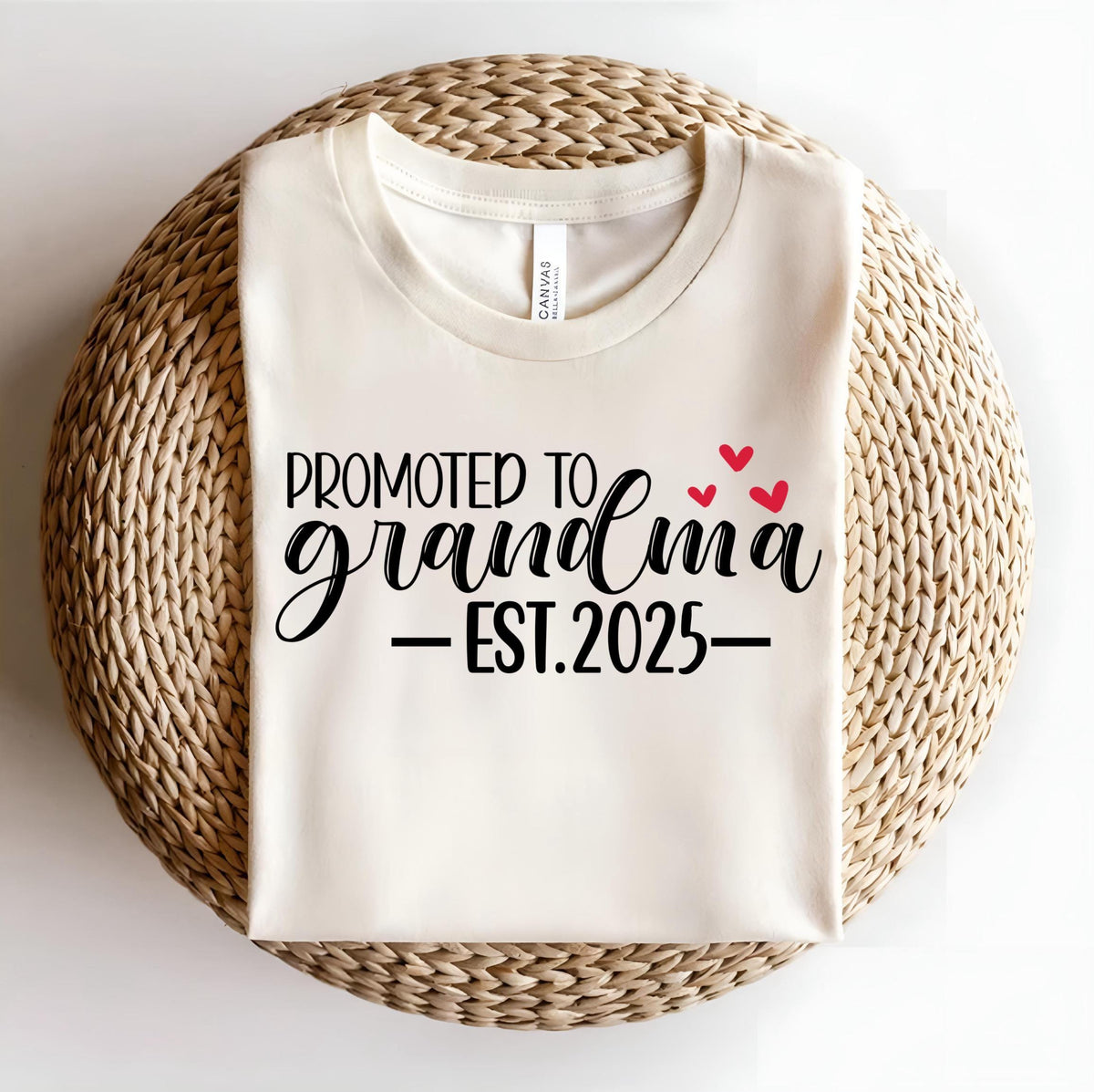 Personalized Grandma Est. T-Shirt, Pregnancy Reveal Tee, Mother's Day Gift