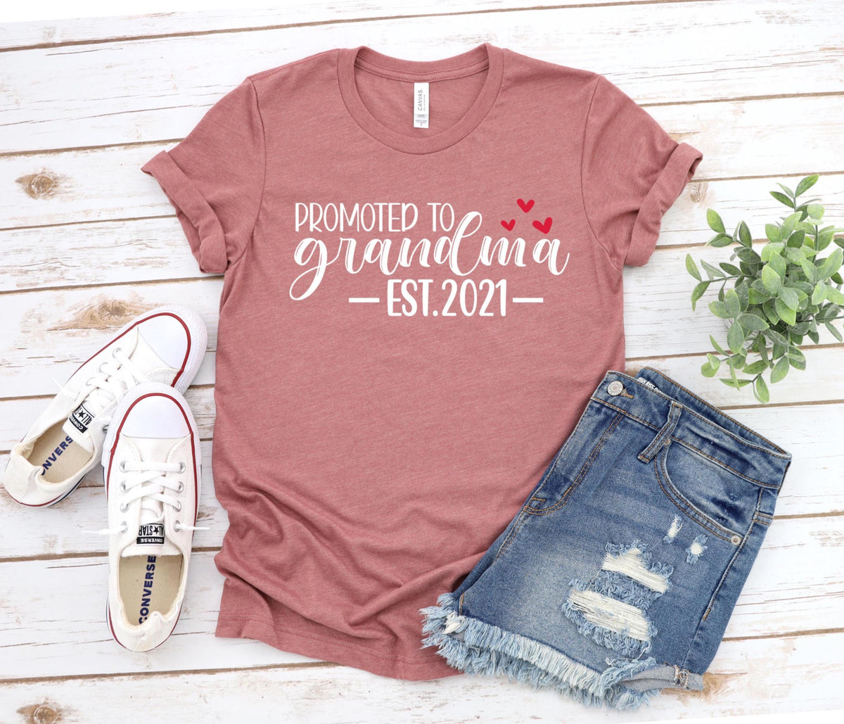 Personalized Grandma Est. T-Shirt, Pregnancy Reveal Tee, Mother's Day Gift