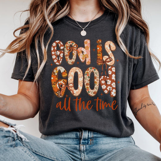 God Is Good Christian Shirt, Bible Verse Tee, Religious Tee for Women, Faith Thanksgiving Shirt, Gift Shirt for Mom