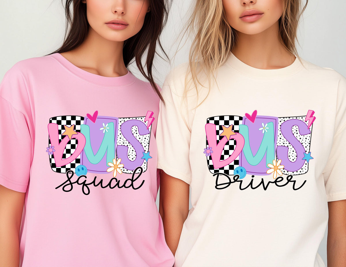 Bus Squad Shirt, School Bus Driver Tee, Transportation Tee, Student Gift Shirt, Back to School Shirt