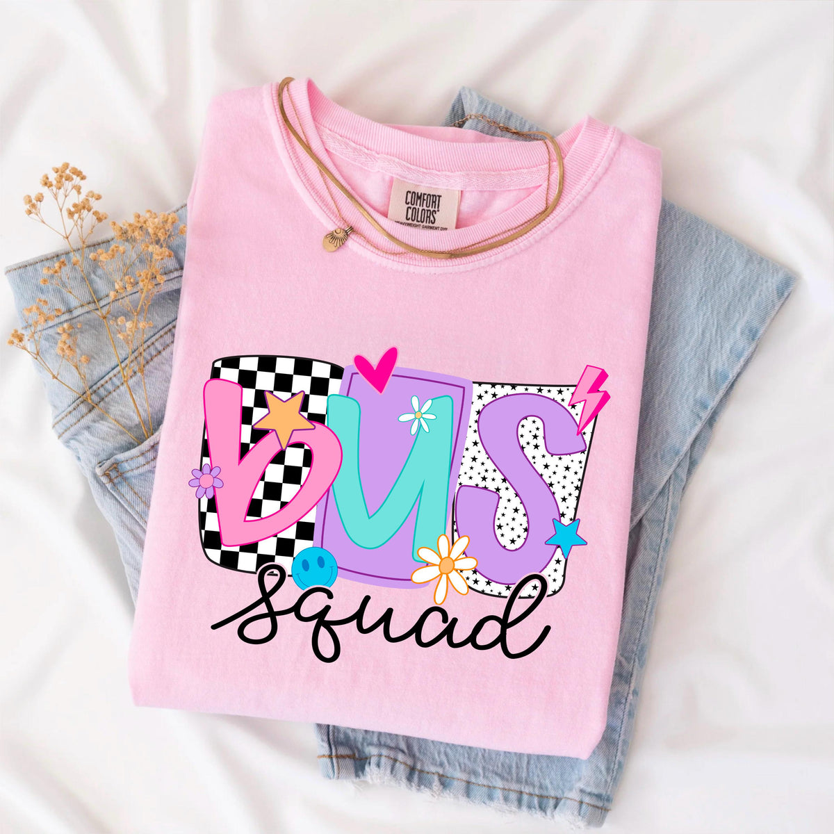 Bus Squad Shirt, School Bus Driver Tee, Transportation Tee, Student Gift Shirt, Back to School Shirt