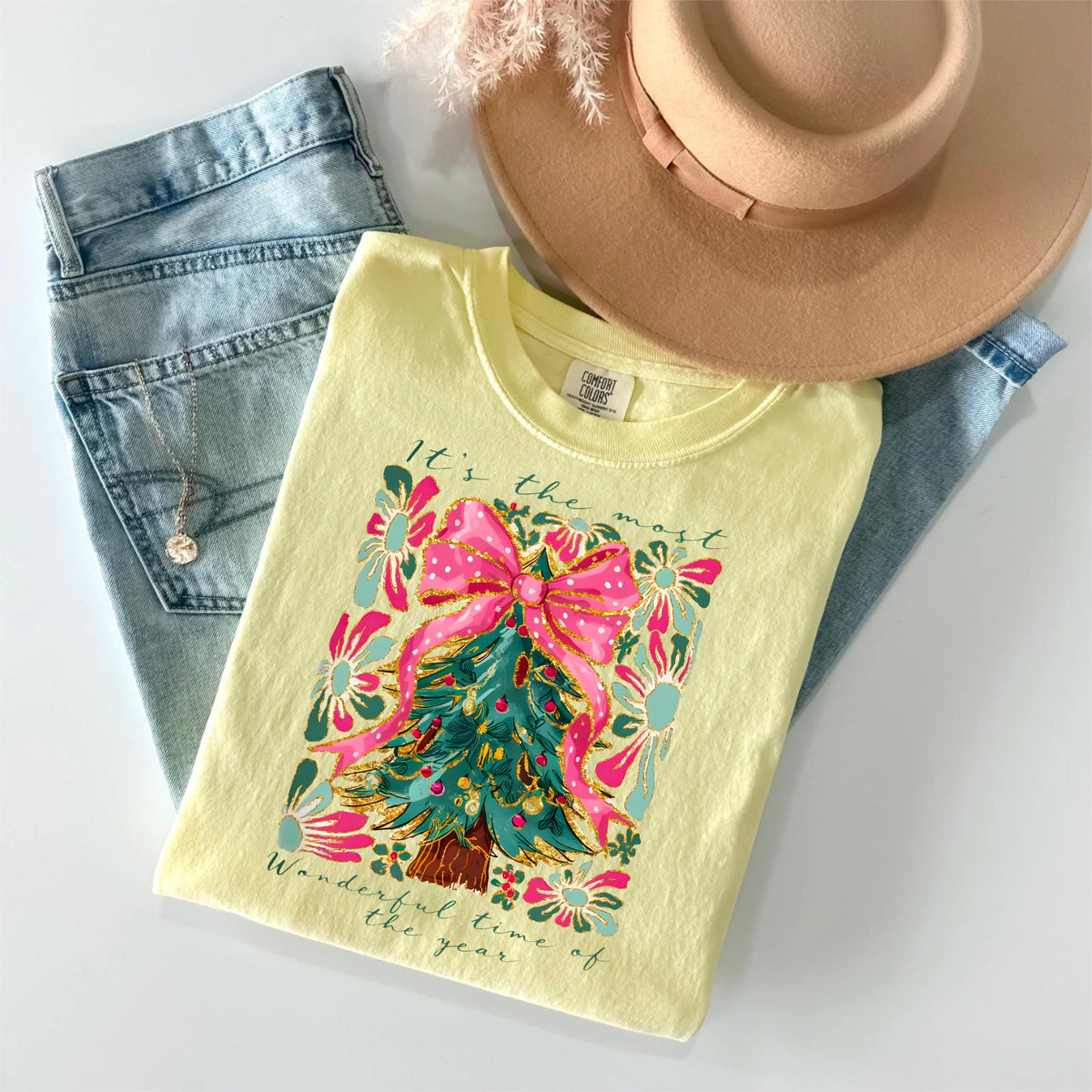 It's The Most Wonderful Time of the Year Christmas Shirt, Cute Christmas Tree Tee, Holiday Shirt, Festive Winter Shirt