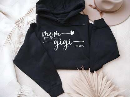 Personalized Grandma Est. Sweatshirt: Custom Mother's Day Tee