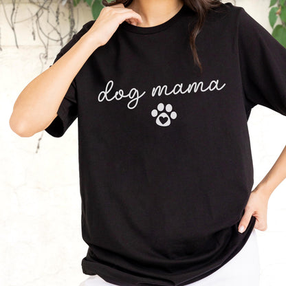 Dog Mom Shirt, Paw Print Dog Lover Gift, For Women Pet Mama Graphic Tee, Happy Mothers Day Gift
