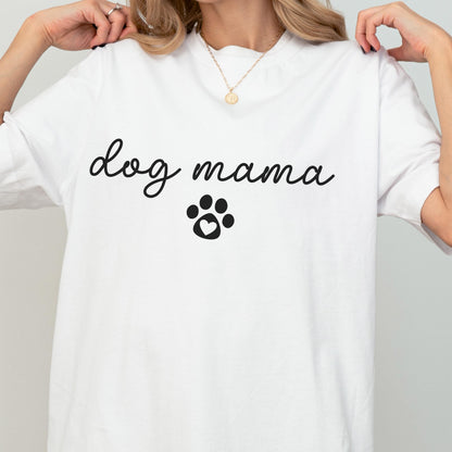 Dog Mom Shirt, Paw Print Dog Lover Gift, For Women Pet Mama Graphic Tee, Happy Mothers Day Gift