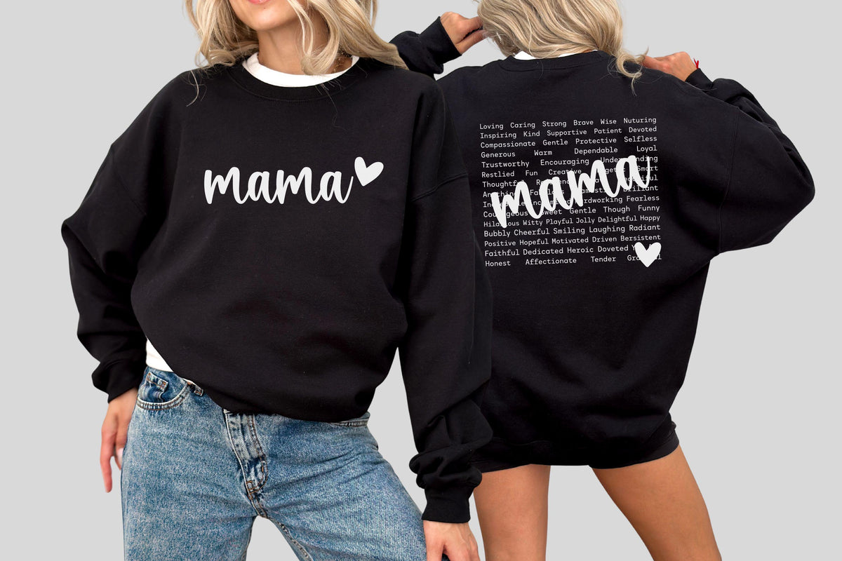 Motherhood Shirt, Loving Mama Tee, Strong Mom Sweatshirt, Mothers Day Gift Shirt for Women