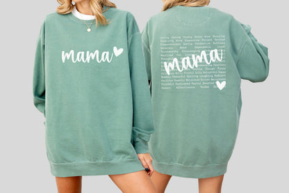 Motherhood Shirt, Loving Mama Tee, Strong Mom Sweatshirt, Mothers Day Gift Shirt for Women
