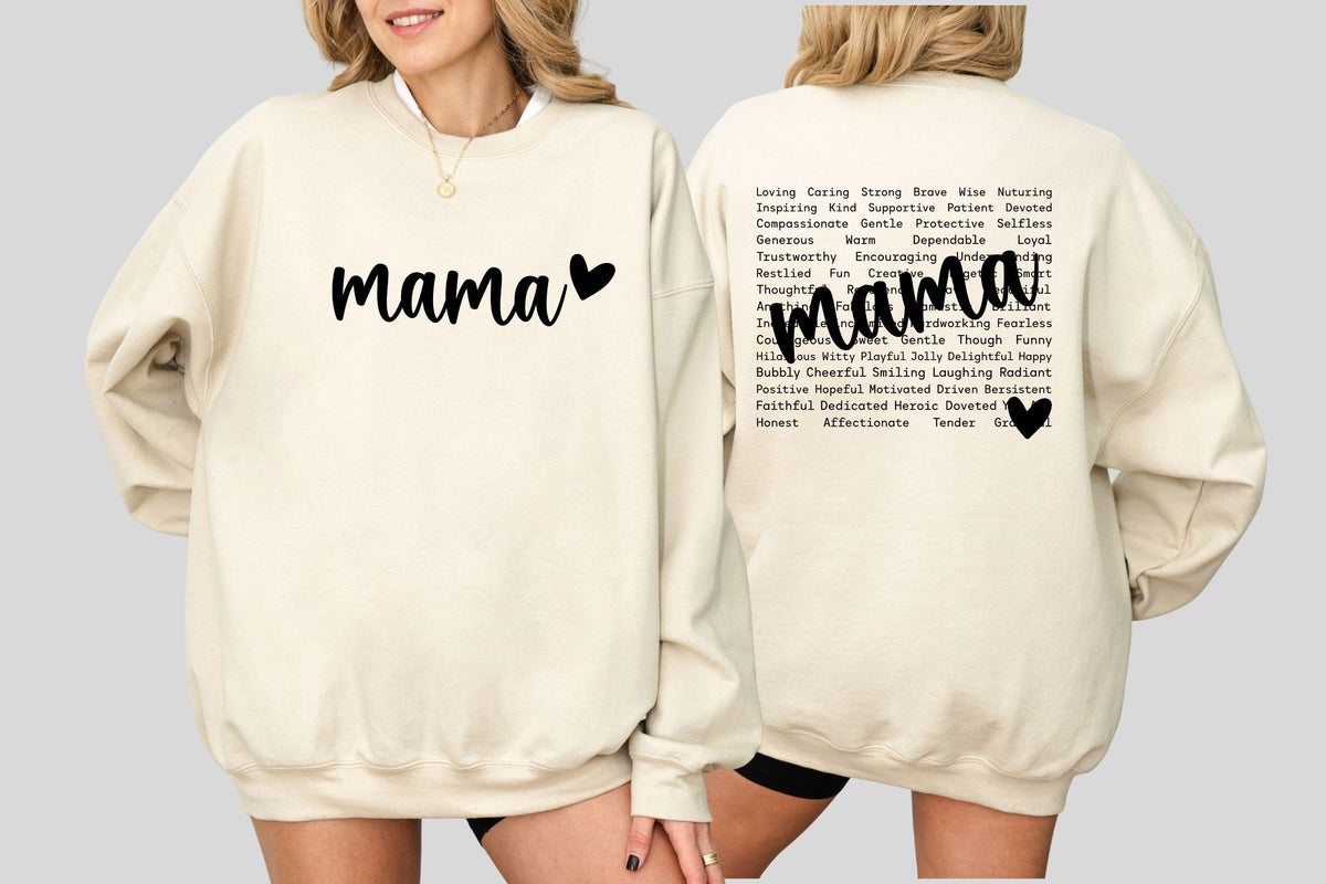 Motherhood Shirt, Loving Mama Tee, Strong Mom Sweatshirt, Mothers Day Gift Shirt for Women