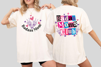 Badass Mamas Club Shirt, Cool Mom Tee, Edgy Motherhood Sweatshirt, Funny Mom Gift Shirt