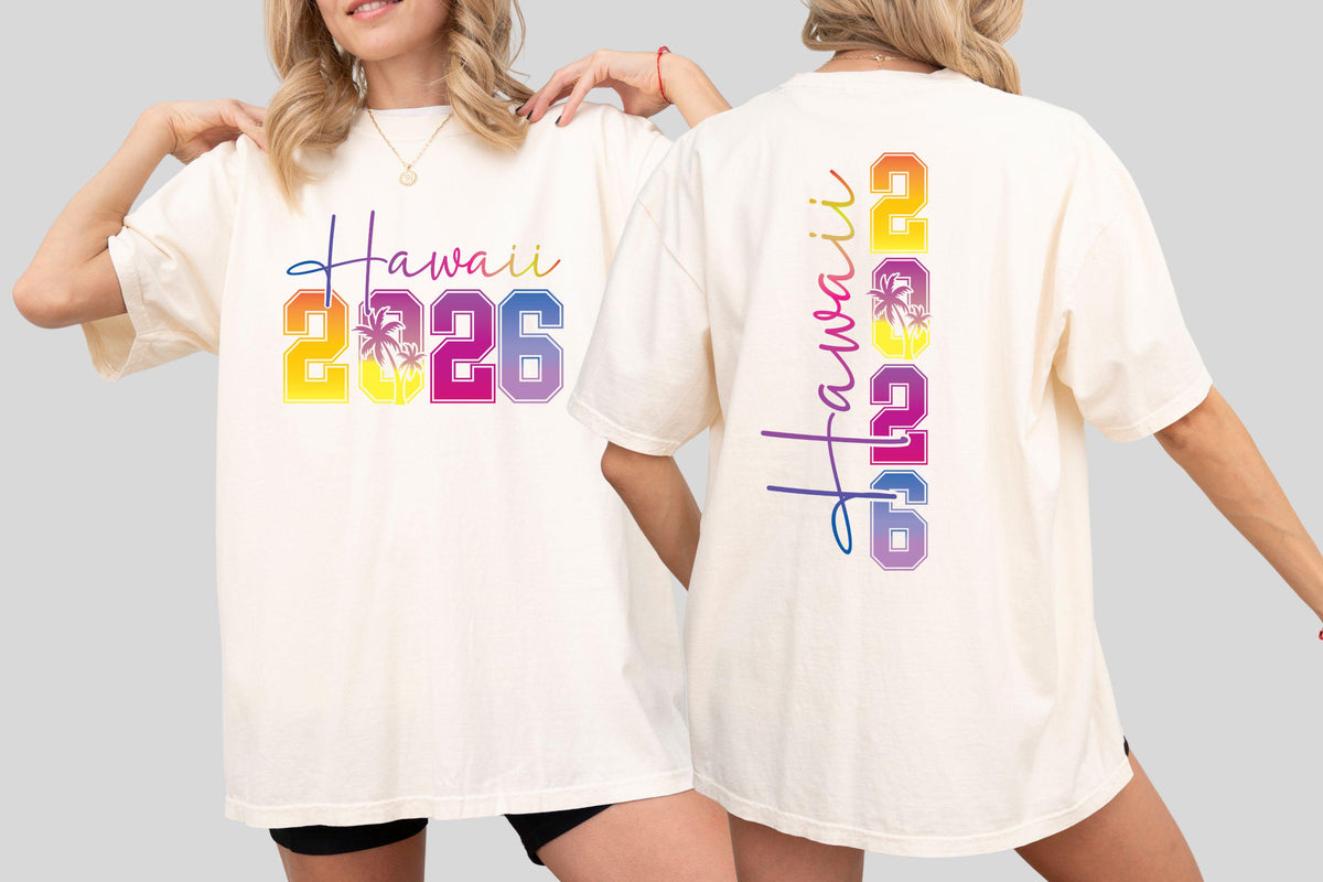 Custom Hawaii Family Vacation Shirt, Matching 2026 Trip Tee, Personalized Location Sweatshirt, Family Travel Shirt