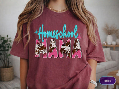 Homeschool Mama Shirt, Homeschool Mom Tee, Teaching Mom Sweatshirt, Mothers Day Gift T-shirt