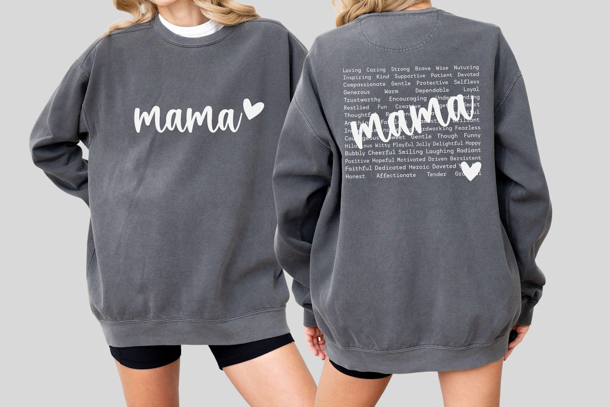 Motherhood Shirt, Loving Mama Tee, Strong Mom Sweatshirt, Mothers Day Gift Shirt for Women