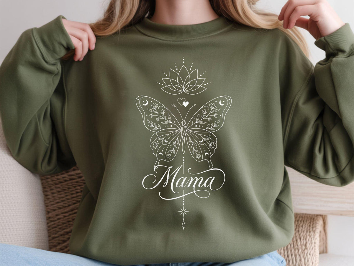 Boho Mama Shirt, Trendy Mom Tee, Aesthetic Motherhood Sweatshirt, Cute Mama Gift Shirt