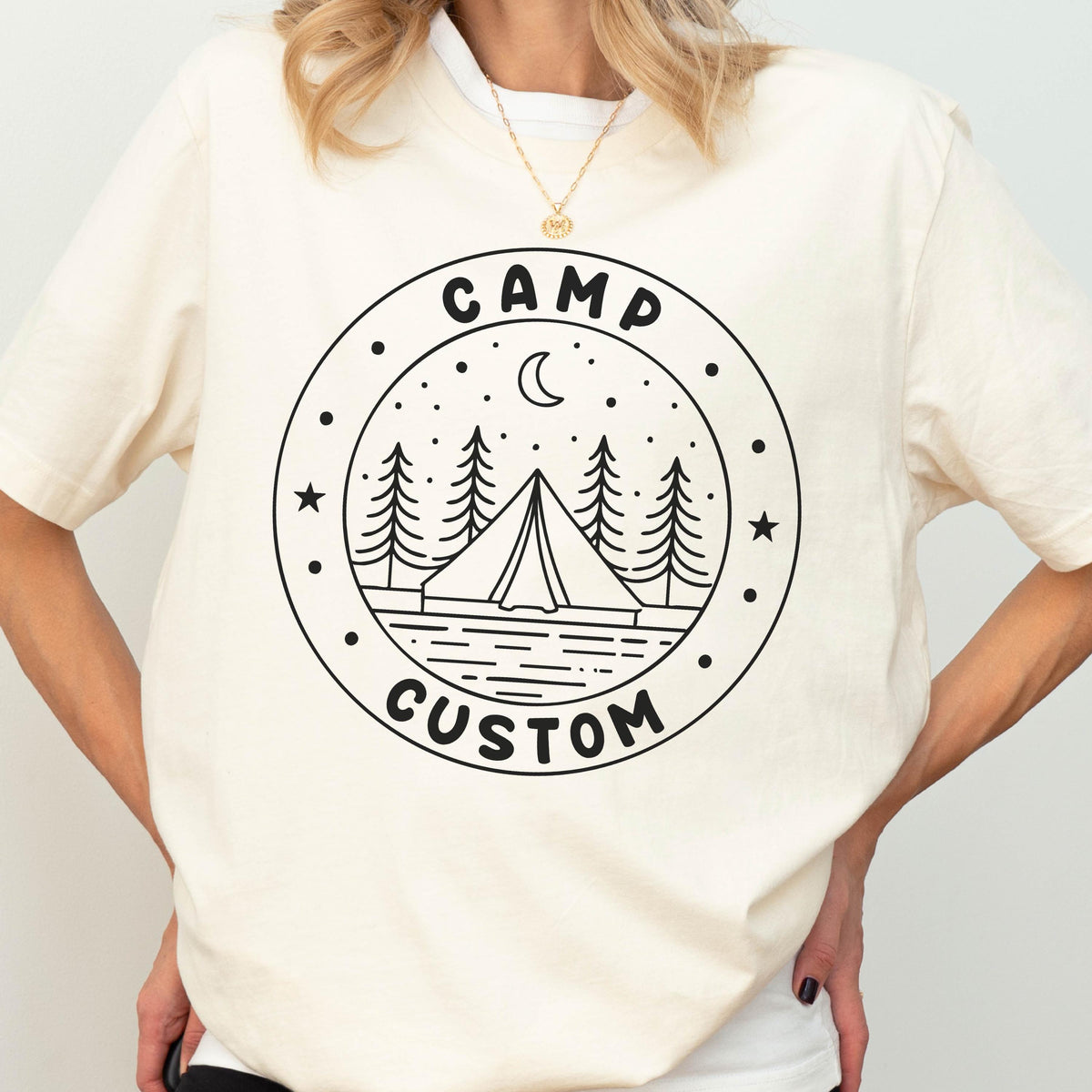 Personalized Camping Trip Shirt, Family Campfire Tent Tee, Camp Team 2026 T-Shirt, Hiking Adventure Tee