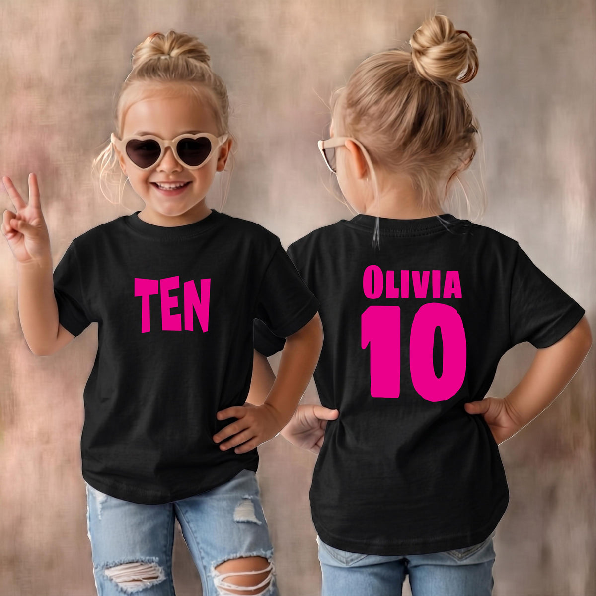 Custom Birthday Shirt, Personalized Name Age Tee, Kids Party Outfit, Toddler Boy Girl Gift