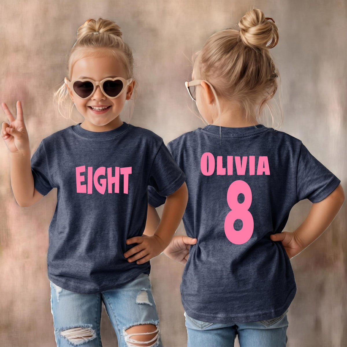 Custom Birthday Shirt, Personalized Name Age Tee, Kids Party Outfit, Toddler Boy Girl Gift