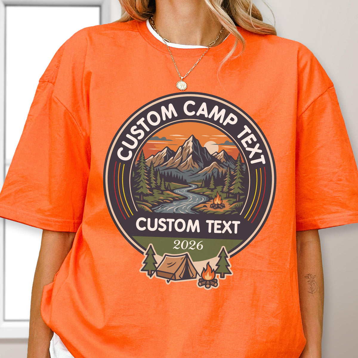 Custom Camp Shirt, Personalized Camping Tee, Campsite Name Shirt, Family Camp Gift, Campfire Tees