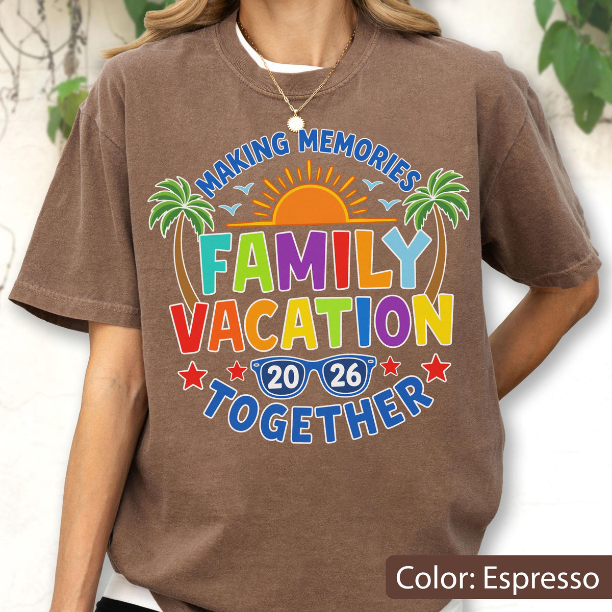 Comfort Colors® Family Vacation 2026 Shirt, Making Memories Tee, Matching Family Trip Shirt, Summer Vacation Gift, Beach Family Shirt