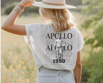 Retro Apollo Art Studio 1990 Sweatshirt, Vintage Greek Statue Crewneck, Aesthetic Hoodie, Celestial Graphic Pullover, Cozy Art Lover Gift