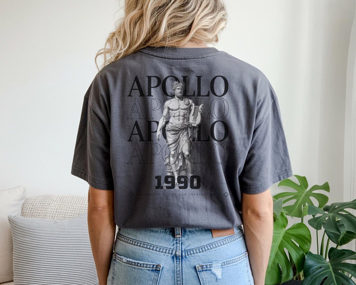 Retro Apollo Art Studio 1990 Sweatshirt, Vintage Greek Statue Crewneck, Aesthetic Hoodie, Celestial Graphic Pullover, Cozy Art Lover Gift