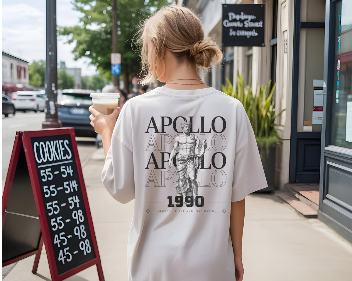Retro Apollo Art Studio 1990 Sweatshirt, Vintage Greek Statue Crewneck, Aesthetic Hoodie, Celestial Graphic Pullover, Cozy Art Lover Gift