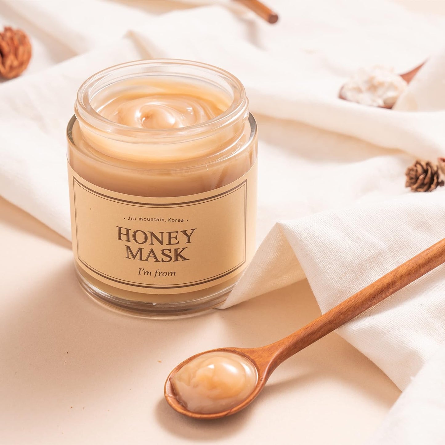 [I'M From] Honey Mask 4.23oz | wash off type, real honey 38.7%, Deep moisturization, Nourishment,Hydrating and Clear Complexion.